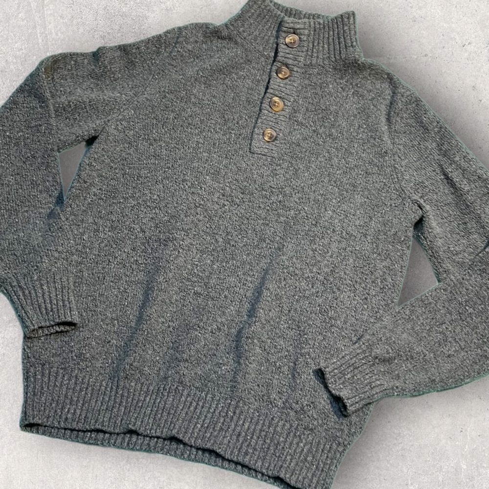 Izod Sweater Gray Sz Small - Picture 3 of 16